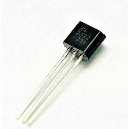 10 pezzi Transistor TO-92 NPN 2N2222 PN 2222 2N2222A per elettronica fai da te