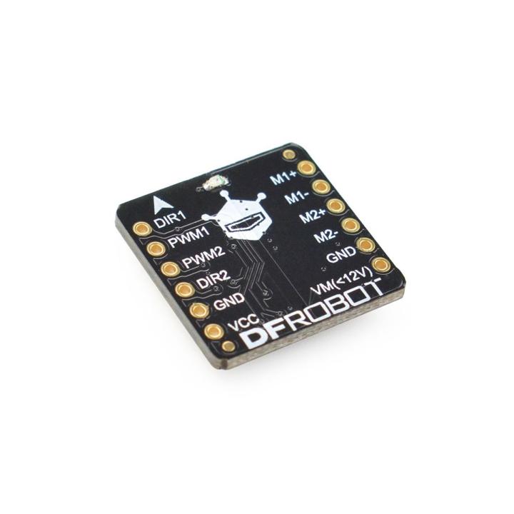 Dual DC motor driver TB6612FNG 2 × 1.2 A, 2.5–12 V motors, 4-pin control, Fermion – DFRobot DRI0044