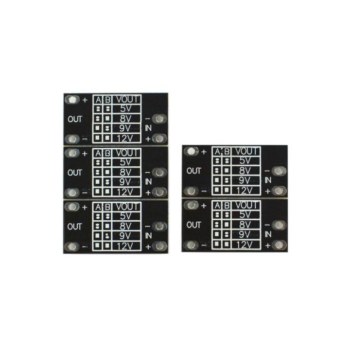 DC-DC step-up module with selectable 5/8/9/12 V output, input from 2.5 V (pack of 5) – DFRobot DFR0952