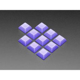 Keycap DSA viola senza legenda per switch compatibili MX (confezione da 10 pz) – Adafruit 5003