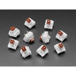 Switch meccanici Kailh Brown tattili compatibili Cherry MX (confezione da 10 pz) – Adafruit 4954
