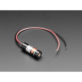 Modulo diodo laser rosso 650 nm 5 mW con lente a croce, driver integrato, 2,8–5,2 V, Ø 10 mm – Adafruit 1058