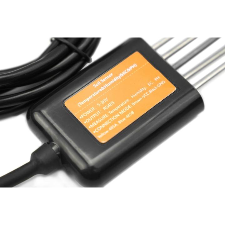 4-in-1 soil sensor: moisture, temperature, pH and EC, RS485 Modbus-RTU, IP68, 5–30 V – DFRobot SEN0604