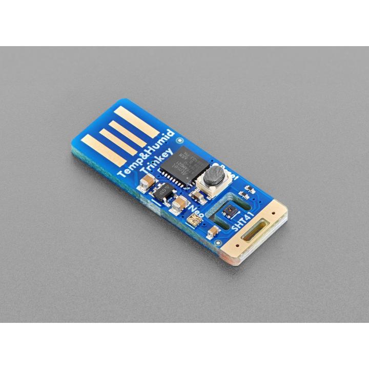 Sensore di temperatura e umidità USB SHT41, chiavetta Trinkey con ATSAMD21, NeoPixel e pad touch – Adafruit 5912
