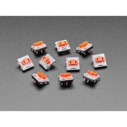 Switch meccanici Kailh Choc Red lineari ultra ribassati, non compatibili MX (confezione da 10 pz) – Adafruit 5113