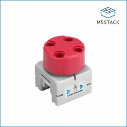 Nodo encoder rotativo Chain Encoder con pulsante e LED RGB, STM32G031, bus UART a catena – M5Stack U207
