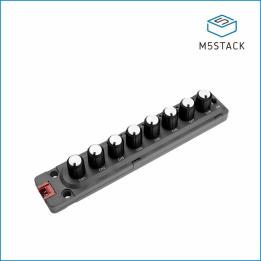 Modulo di ingresso 8Encoder con 8 encoder rotativi a pulsante, LED RGB e interruttore a levetta, I2C, Grove – M5Stack U153