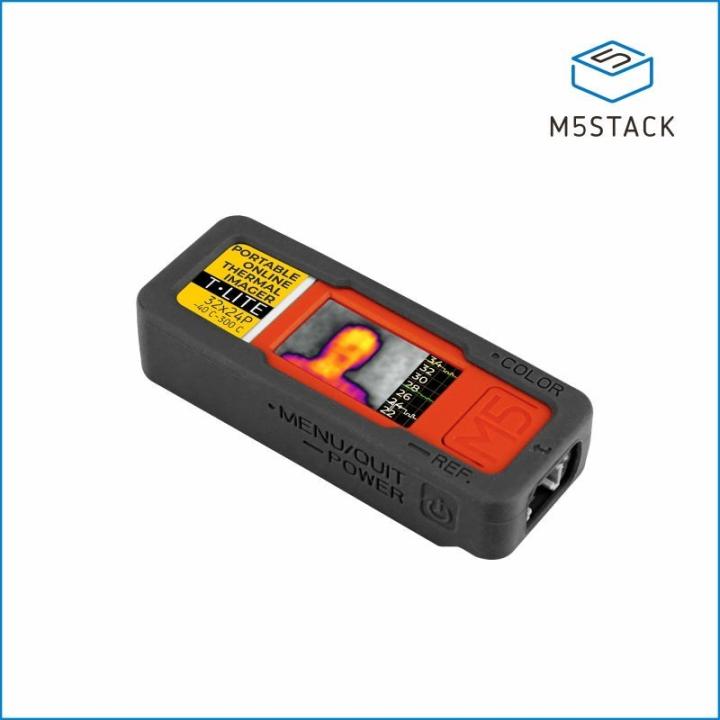 T-Lite thermal camera with M5StickC Plus and MLX90640 32 × 24 sensor, 110° × 75° FOV, Wi-Fi, 1.14" LCD, battery – M5Stack K126