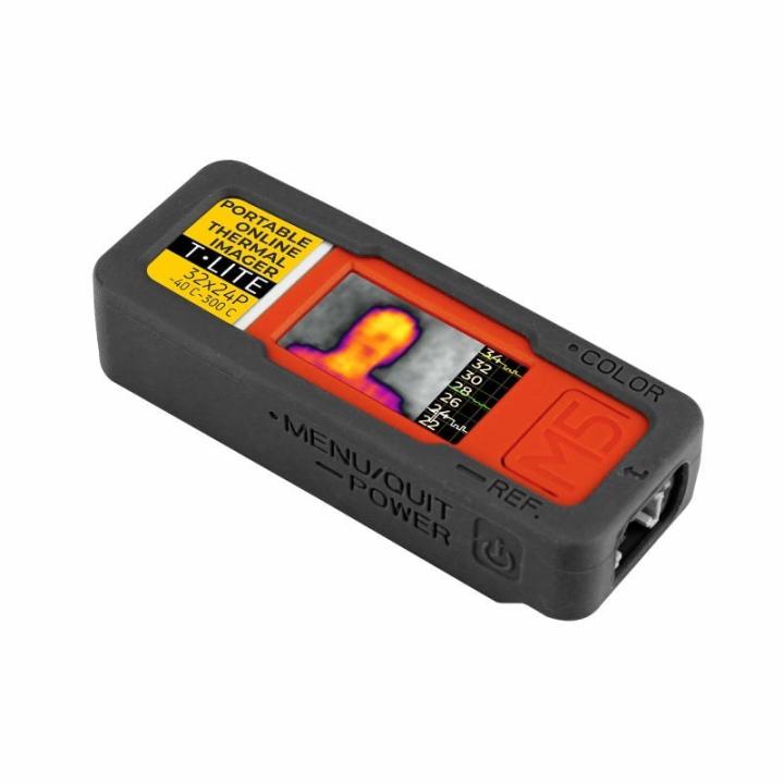 T-Lite thermal camera with M5StickC Plus and MLX90640 32 × 24 sensor, 110° × 75° FOV, Wi-Fi, 1.14" LCD, battery – M5Stack K126