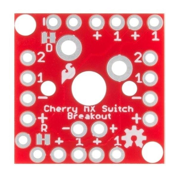 Breakout per switch meccanici Cherry MX e MX2A, componibile a matrice, footprint per LED 3 mm e diodo – SparkFun 13773