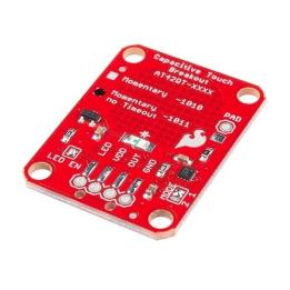 Sensore touch capacitivo a 1 tasto con AT42QT1011, uscita digitale, 1,8–5 V – SparkFun 14520