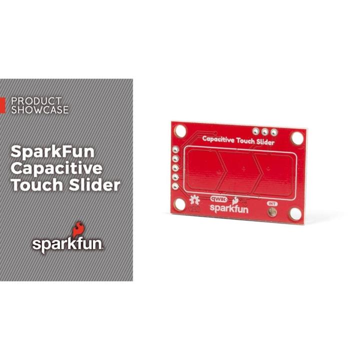Slider touch capacitivo CAP1203 a 3 piazzole, I2C con connettori Qwiic, 3,3–5 V – SparkFun 15344