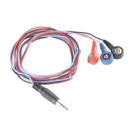 Cavo sensore a 3 conduttori con jack 3,5 mm e attacchi a bottone per elettrodi, 61 cm – SparkFun 12970