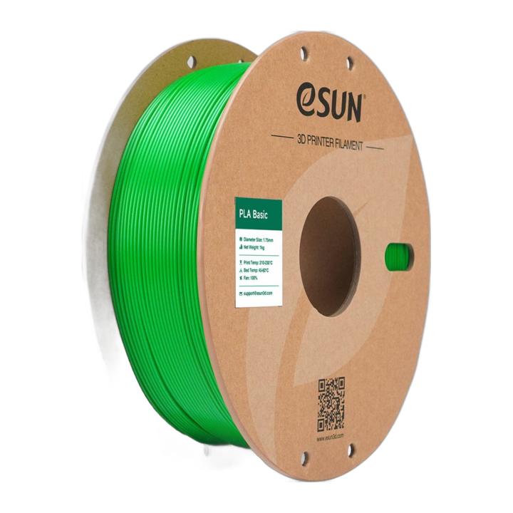 eSUN PLA Basic filament Green 1.75 mm, 1 kg spool