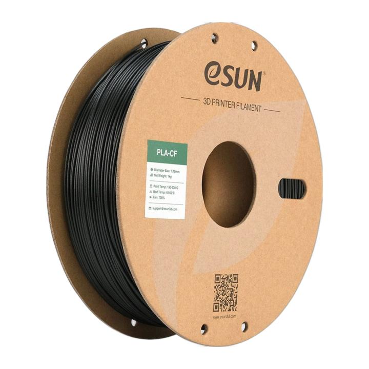 eSUN PLA-CF filament Black 1.75 mm, 1 kg spool
