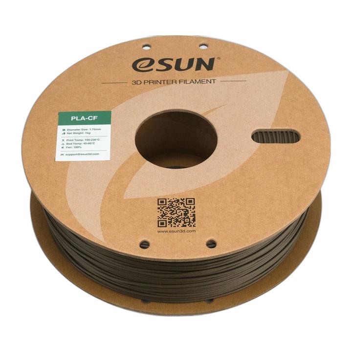 eSUN PLA-CF filament Brown 1.75 mm, 1 kg spool