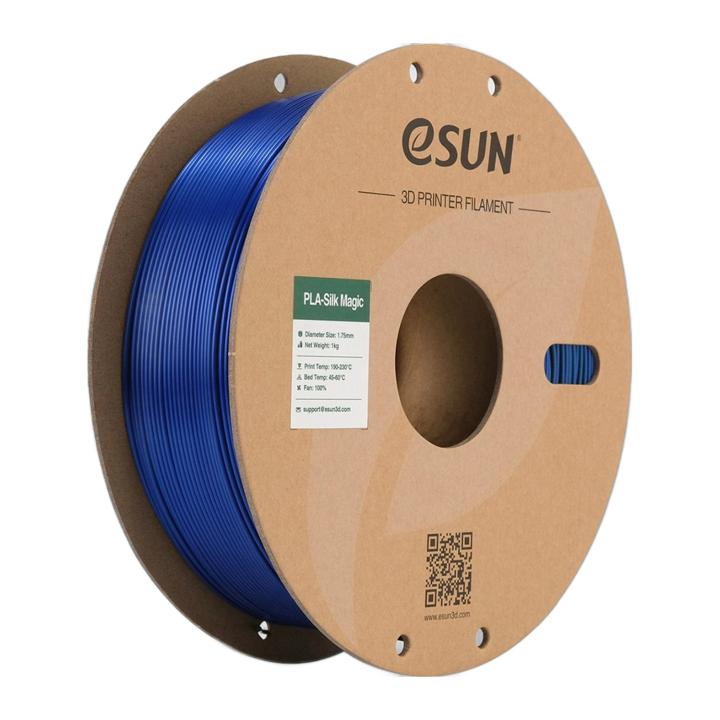 eSUN PLA-Silk Magic filament Green Blue 1.75 mm, 1 kg spool