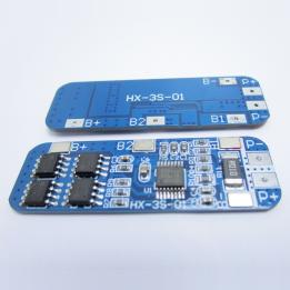 Circuito di protezione e ricarica celle 12V 10A BMS per pacchi batterie 3s 18650
