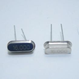 2 pz Mini quarzo 16.000MHz HC49S per microcontrollori atmega pic oscillatori