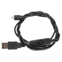 Cavo di alimentazione micro usb 5V 2A con interruttore ON/OFF Raspberry Pi 2 3