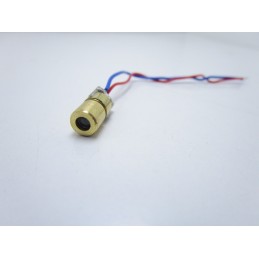 Mini laser puntatore rosso 650nm 5mW da 3v a 5v 6.5X18mm per arduino cnc