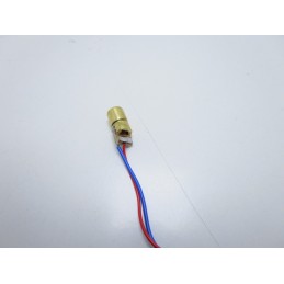 Mini laser puntatore rosso 650nm 5mW da 3v a 5v 6.5X18mm per arduino cnc