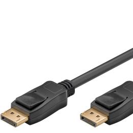 Cavo DisplayPort Goobay DP 1.2, 21,6 Gbit/s, 2 m, nero – 61712