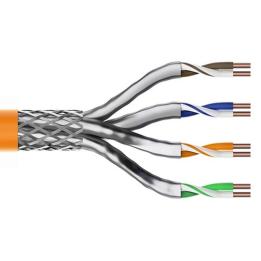 Cavo di rete Cat 7 S/FTP DIGITUS in rame puro, rigido, LSZH, bobina da 100 m – DK-1743-VH-1