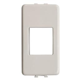Keystone RJ45 adapter compatible with BTicino Matix, antibacterial, white, Intellinet