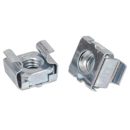 Rack mounting kit, 20 M6 screws, 20 cage nuts and 20 washers, for 19" racks, silver, Intellinet – 712194