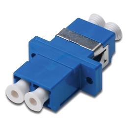 Fibre optic adapter LC/LC duplex, single-mode, blue, Techly – ILWL-ADAP-DUL/SM