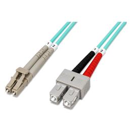 Fibre optic patch cord SC/LC duplex, multimode OM3 50/125, 10 m, Techly – ILWL D5-SCLC-100/OM3