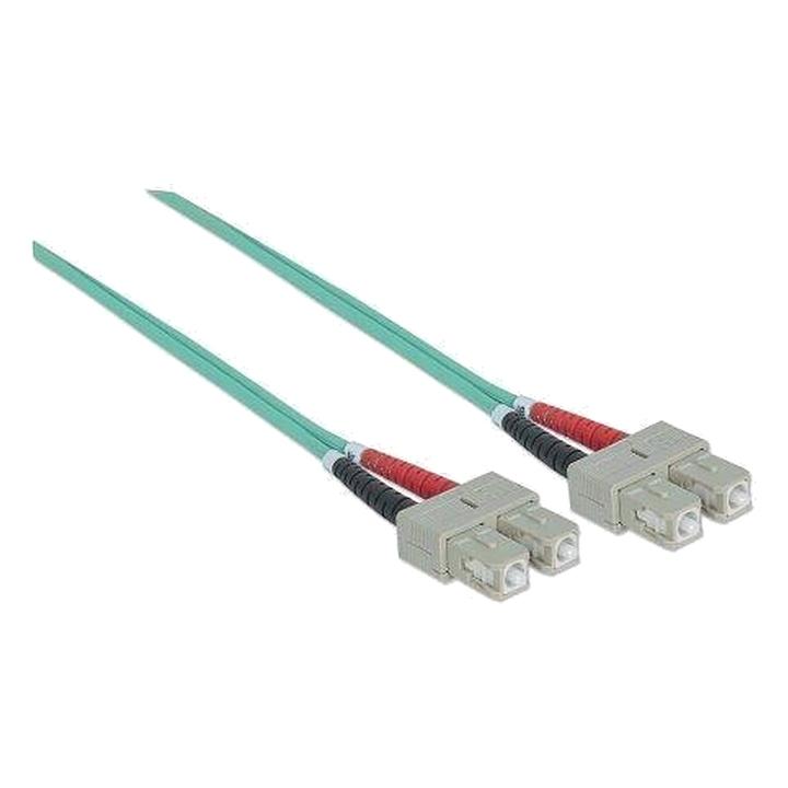 Fibre optic patch cord SC/SC duplex, multimode OM3 50/125, 5 m, Techly – ILWL D5-B-050/OM3