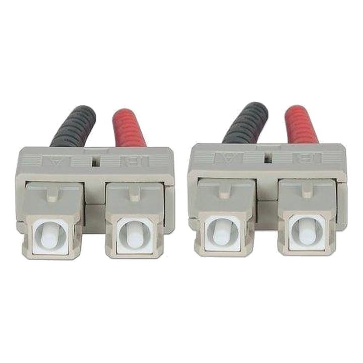 Fibre optic patch cord SC/SC duplex, multimode OM3 50/125, 5 m, Techly – ILWL D5-B-050/OM3