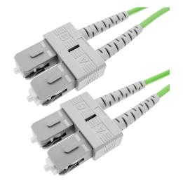 Fibre optic patch cord SC/SC duplex, multimode OM5 50/125, 15 m, Techly – ILWL D5-B-150/OM5T