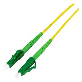 Fibre optic patch cord LC-APC/LC-APC simplex, single-mode OS2 9/125, 3 m, LogiLink