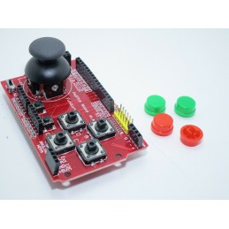 Joystick shield v1.0 scheda di espansione + cappucci colorati per arduino