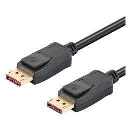 DisplayPort 1.4 8K cable male/male 1 m, black, Techly – ICOC DSP-A14-010NT