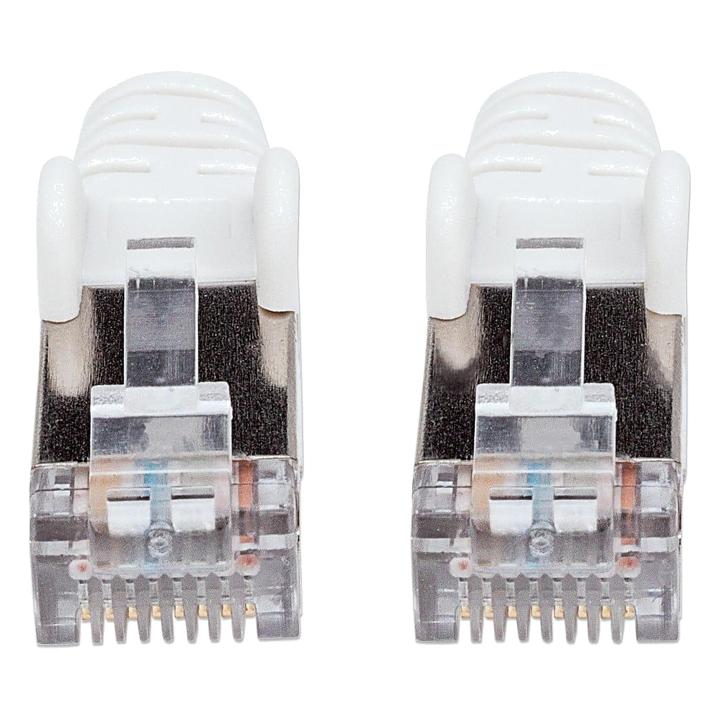 Cavo di rete patch Cat. 6A S/FTP LSZH 0,25 m bianco Intellinet – 741958
