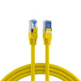 Cavo di rete patch Cat. 6A S/FTP superflessibile 1 m giallo