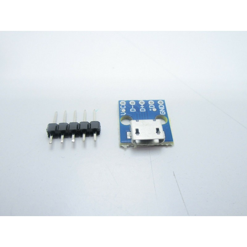 Adattatore micro usb femmina 5 pin a circuito pcb per fai da te elettronica