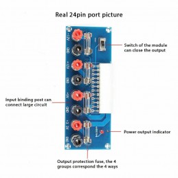 Modulo di alimentazione con connettori a banana XH-M22 per alimentatore ATX