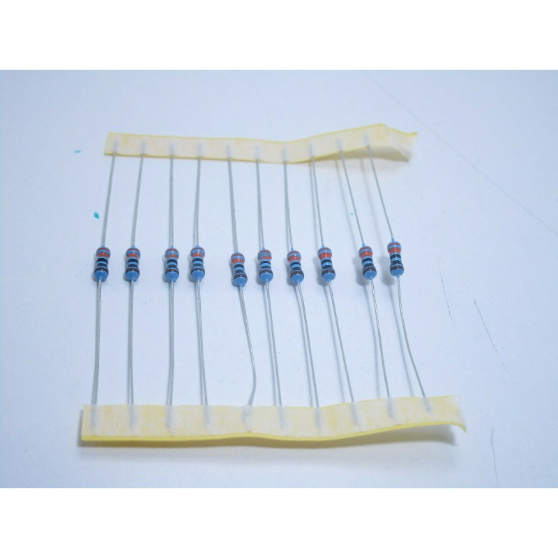 10pz Resistenze resistore resistenza 1/4w 330r 330 ohm 1% 0,25w film di carbonio