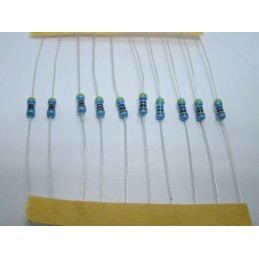 10pz Resistenze resistenza resistore 470r 470 ohm 1/4w 0,25w 1% film di carbonio