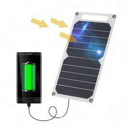 Pannello solare 5v 10w con porta usb waterproof IP64 caricabatterie solare 26x14