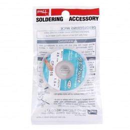 Trecciola treccia dissaldante goot wick 2515 spessore 2,5mm lunghezza 1,5 metri