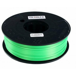 Bobina filamento PLA AlfaSilk 1,75mm 250g Verde taffetà FiloAlfa stampante 3D