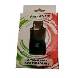 Caricabatteria universale per carica rapida fast charge USB 9v 1.67A 5v 2A