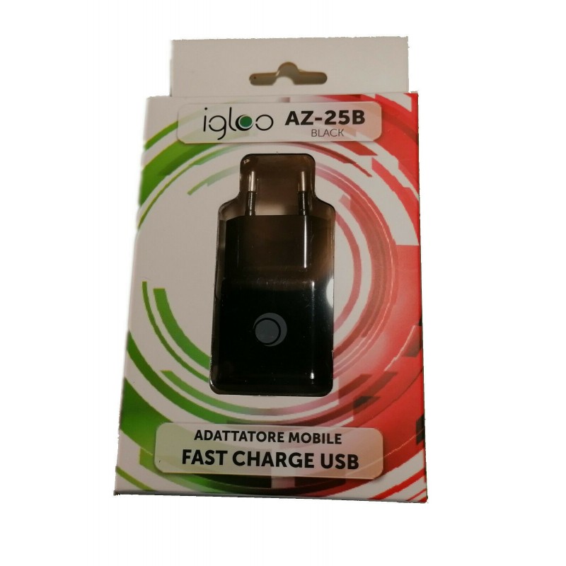 Caricabatteria universale per carica rapida fast charge USB 9v