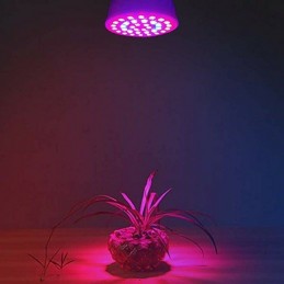 Lampadina led grow uv E27 54 diodi smd 2835 4w per crescita piante idroponica